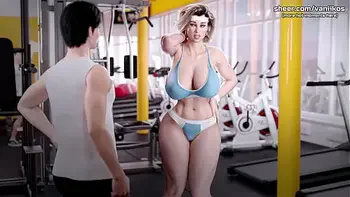 Busty MILF Step Mom With A Big Ass Twerks For Step Son In Public Gym | Apocalust [v0.09] | Taboo Hentai Game | Part #20