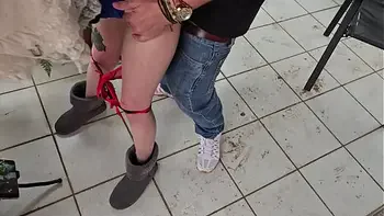 Cuckold My friend sharing his wife for a quick outdoor fuck