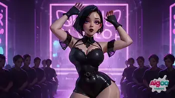 Hentai Goth Futa Seduction (AI)