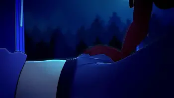 Animation porn - a brave girl decided to have sex with a modest handsome guy