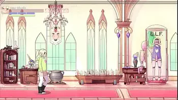 Max The Elf v0.4 [Femboy Hentai game PornPlay] Ep.8 gangbang by the succubus naughty army