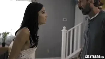 Stepdad disciplines perverted small tits stepdaughter