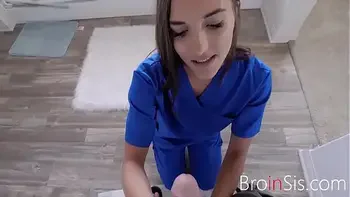 Stepsis inspects Stepbrother Cock Size