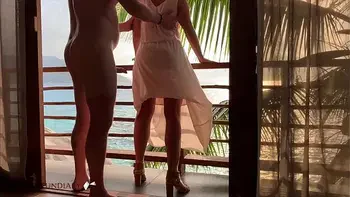 honeymoon b. having balcony sex - projectfundiary