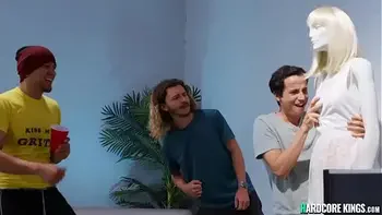 Monster tits MILF security fucks guy