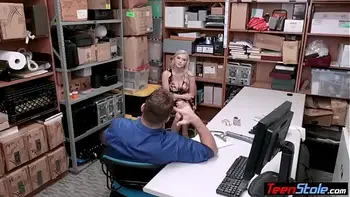 Busty blonde suspect fucked her way out of trouble