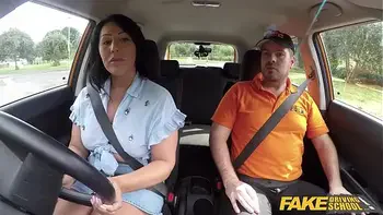Fake Driving School Candi Kayne returns just for instructors big cock