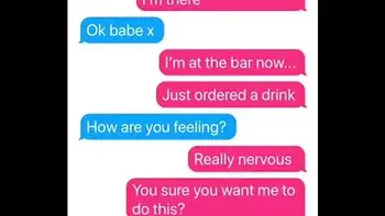 Cuckold couple texting seeking pleasure from stranger