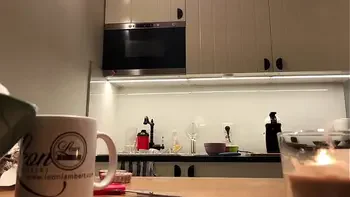 Perfect Pokies on the Kitchen Cam, Braless Sylvia and her Amazing Nipples