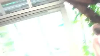 Triple upskirt - without panties - spoilt for choice