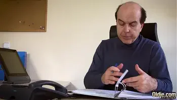 She rides the grandpa cock like she never had sex before and loves to take his cum in her mouth and swallow it