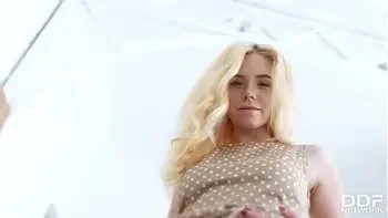 Blonde Russian teen Kati Gold gets XXX drilled by handyman's big boner