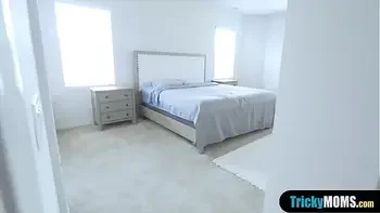 Deviant stepson tricked her stunning MILF stepmother