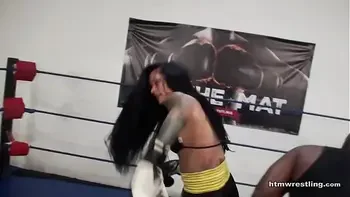 Interracial Mixed Boxing Male vs Female