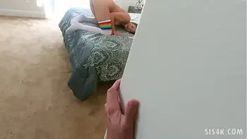 My step Sister is face-down ass-up so I put it in! - Kendra Spade