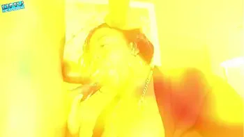 Jade Jordan Drowns Chocolate Dick In Her Mouth