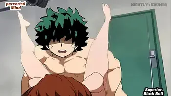 Midoriya fucks Uraraka (Boku no hero Academia HENTAI)