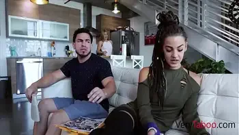 Jealous stepsister fucks me after GF leaves