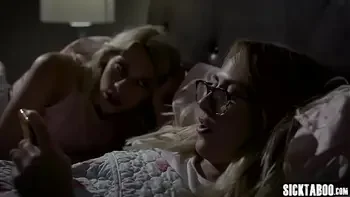 Petite blonde teen fucked by a guy in front of his wife