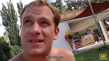 HUNT4K. Arrogant girl gets fucked all slits in public pickup porn