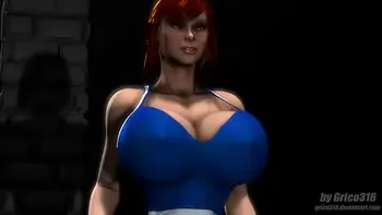 Redhead giant breasts