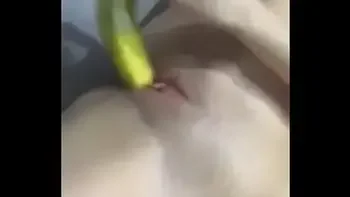 Young polish teen banana masturbation