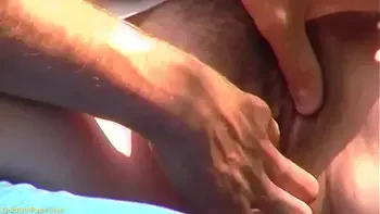 chubby hairy granny outdoor fucked by a young man