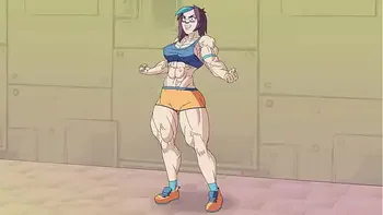 Nerdy girl muscle expansion