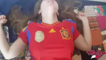 Spaniard Horny Teen helps him to lost his virginity ( Creampie )