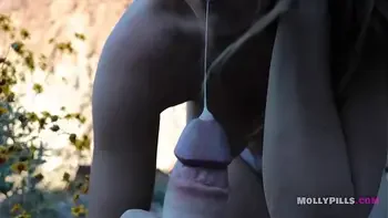 Amazing Outdoor Public Sex with my Real Girlfriend Public Creampie Experience - Molly Pills - Young Amateur Blonde Sucks and Fucks on Nature Date POV HD