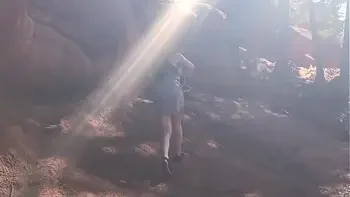 Redhead Sucks Uncircumcised Cock In Public