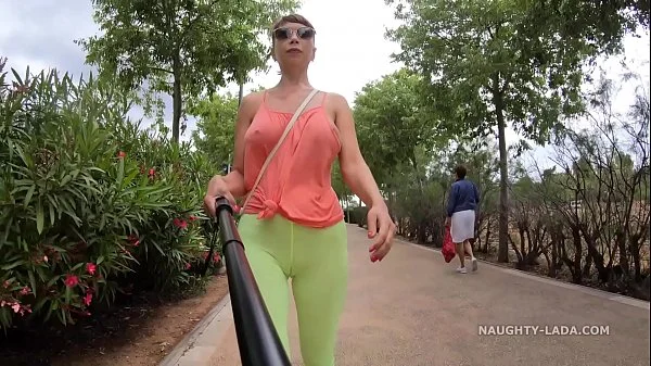 Camel-toe in public.