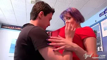 AgedLovE Cock Sucking and Tit Play in hardcore vid