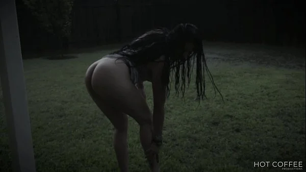 Romantic sex under a storm in Texas