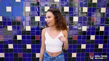 Real Teens - Beautiful Ebony Teen Cecilia Lion Gets Fucked