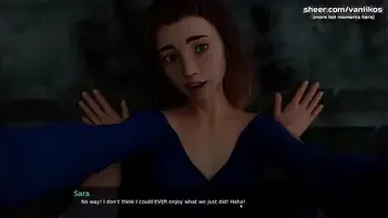 Girlfriend doesn't want her virgin pussy fucked, so she gets a rough fuck in her tight little ass l My sexiest gameplay moments l Milfy City l Part #21