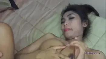 Cum on my Asian boobies