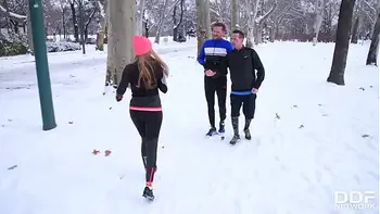 Horny Blonde Takes Two