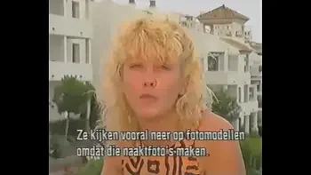 The make up artist of the Pin Up Club goes naked herself