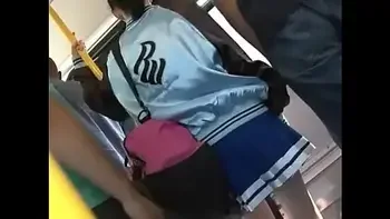 Jenny Anderson groped on bus by 2 guys and gets creampied in both holes