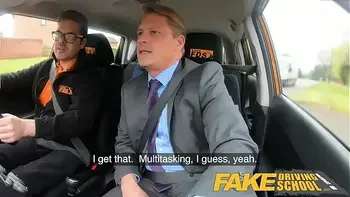 Fake Driving School Boss fucks sexy hot blonde employee Tanya Virago