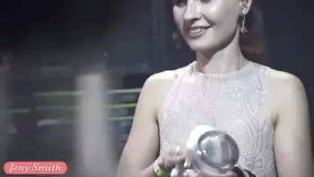 Jeny Smith bottomless in the club. Painted shorts looks like real (hidden cam)