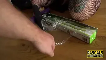 Bdsm tattooed sub throats