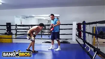 BANGBROS - Johnny Castle Turns Up The Heat On Amethyst Banks For Boxing