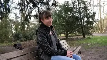 lovely teen does porn casting