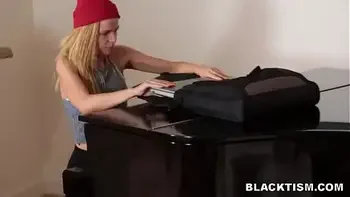 Babysitter Caught Wanking By BBC And Gets Fucked Instead