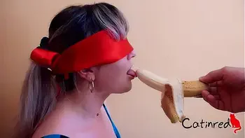 Blonde Suck Big Dick after Food Game - Food Fetish