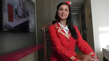 Air Hostess Katie Oliver