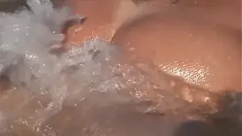 Dude Fucks A Chicks Ass But Takes Off His Condom To Cum In Her Mouth