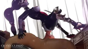 Widowmaker riding cock like a spider Deep anal